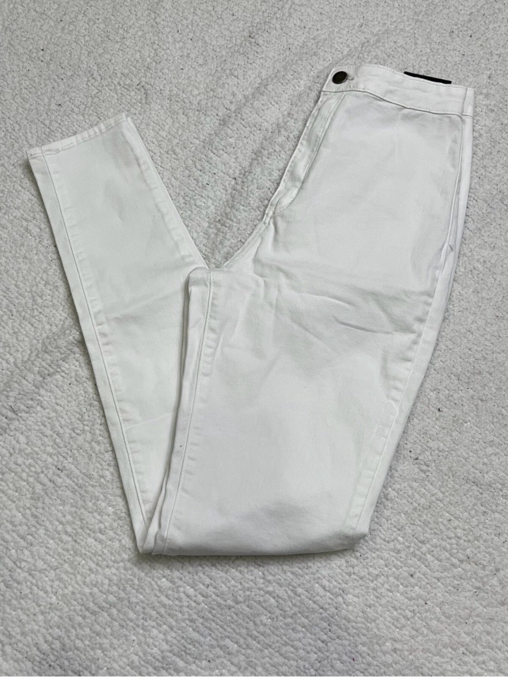 Fashion Nova Super High Waist Denim Skinnies White Women’s Size 11